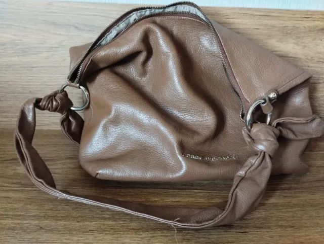 Original bolsa Jorge Bischoff de couro marrom - Foto 2