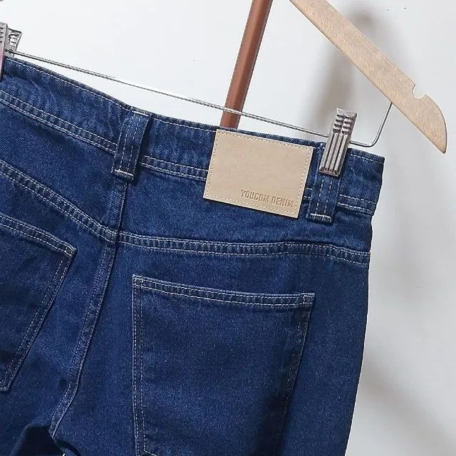 Calça jeans Youcom azul escura  - Foto 4