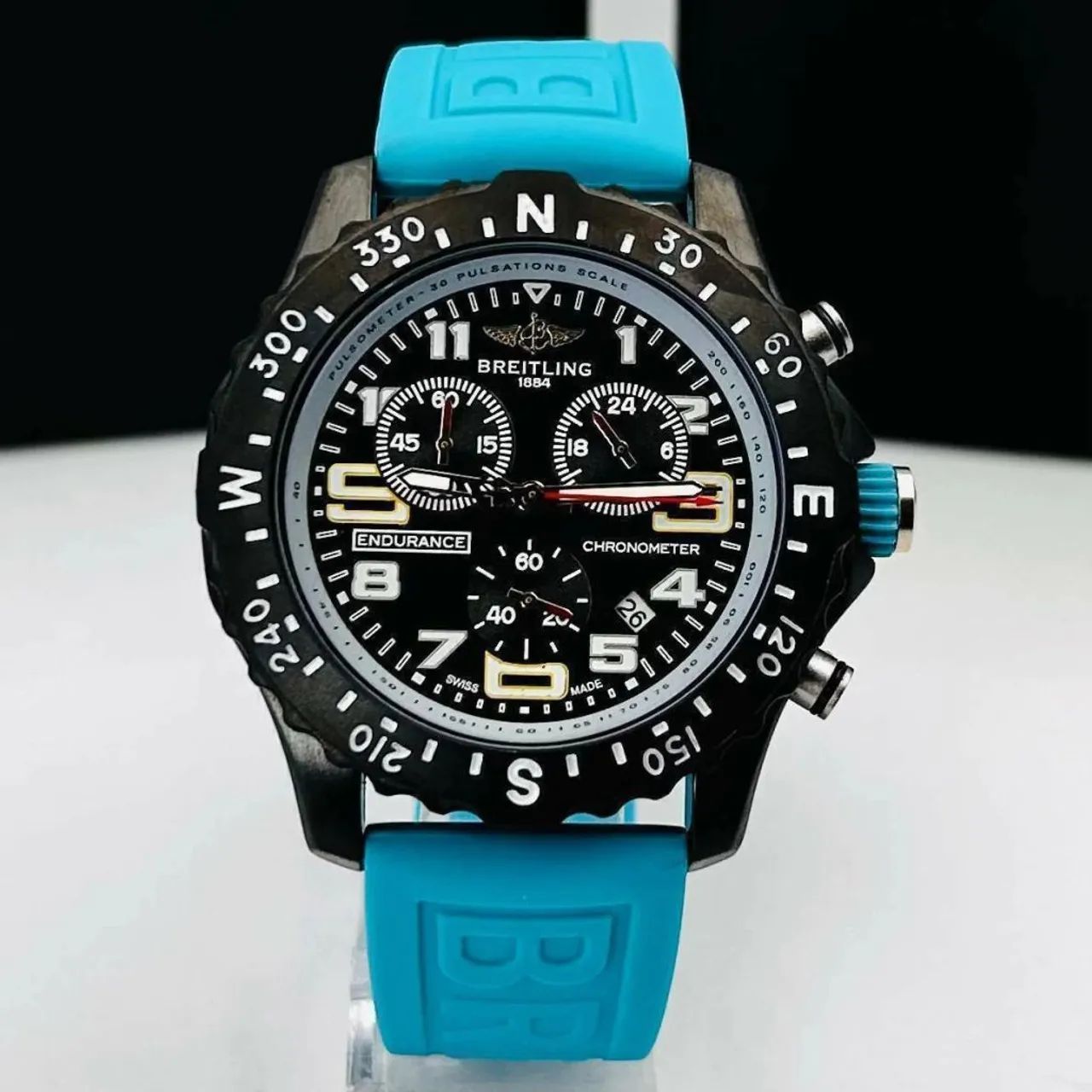 Breitling multifuncional, várias cores disponíveis  - Foto 5