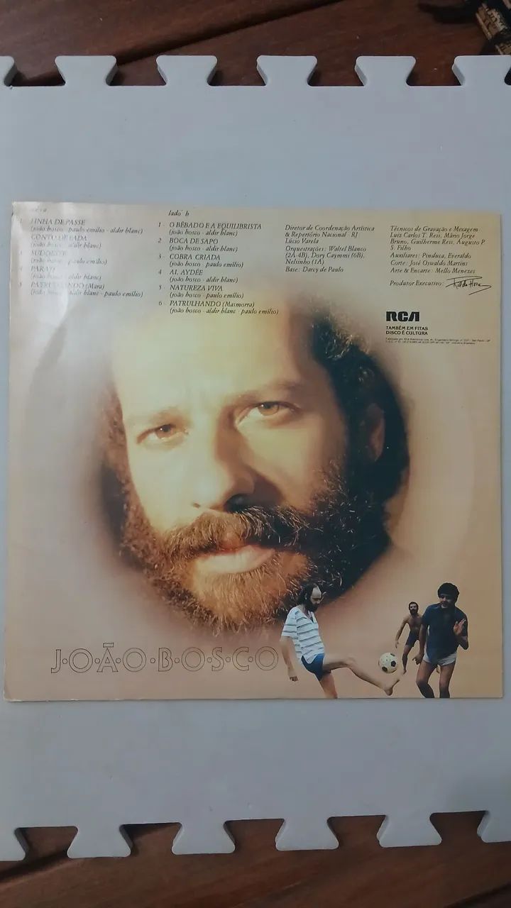 Disco de vinil João Bosco linha de passe usado - Foto 2