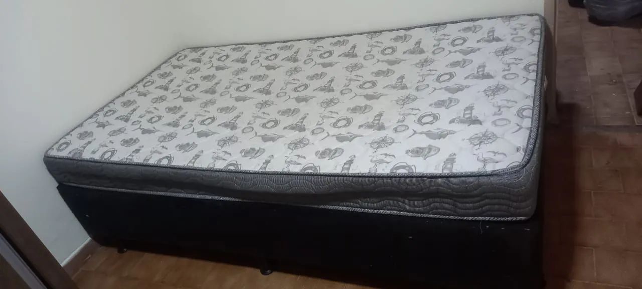 Conjunto Box Solteirão Molas Ensacadas Real 