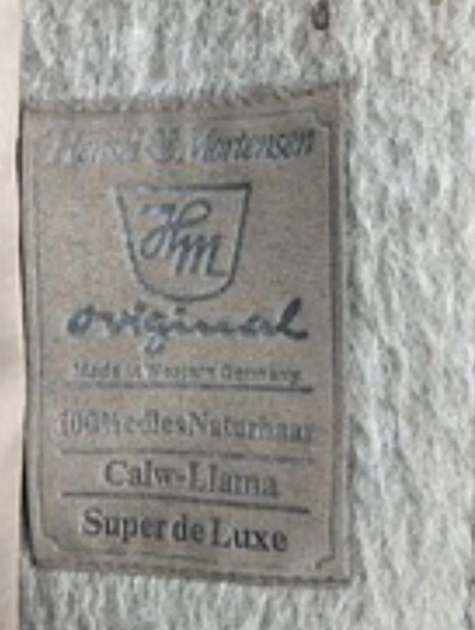 Cobertor Hansel & Mortensen Super de Luxe