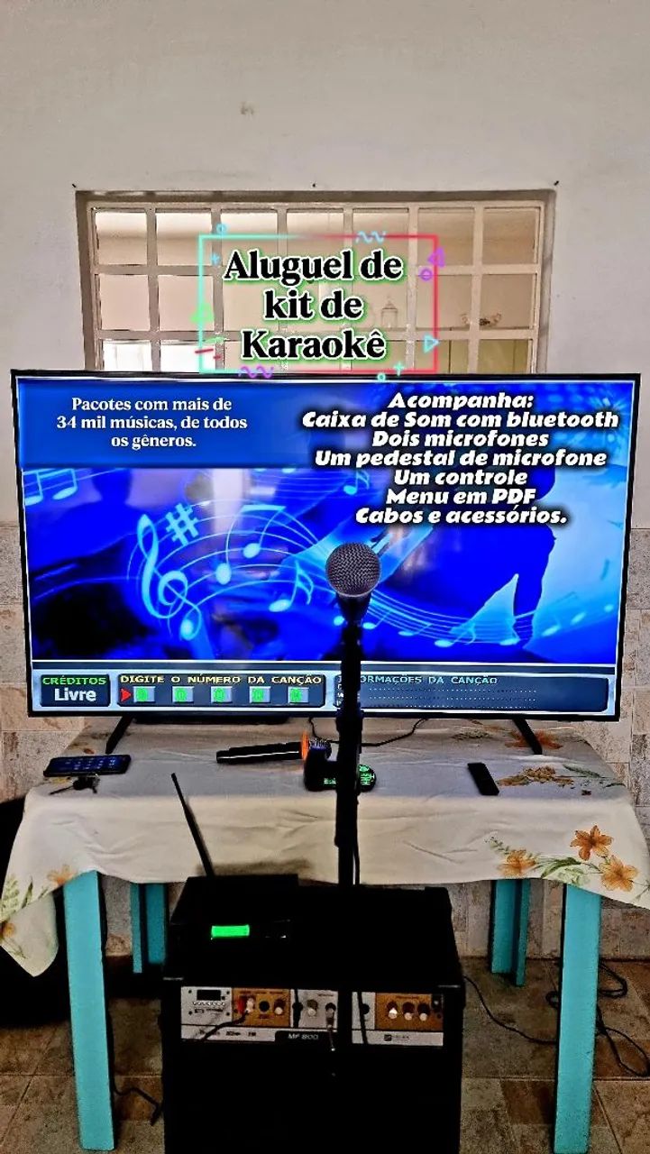 Aluguel de Videokê para eventos 