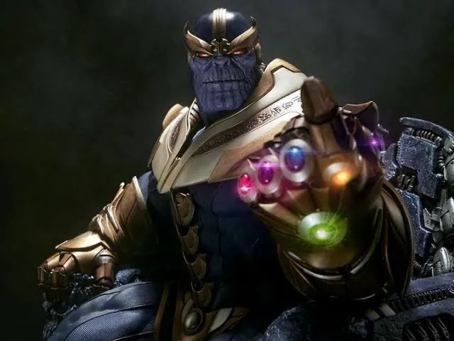 Thanos no Trono 1/4 Sideshow Impecável  - Foto 5