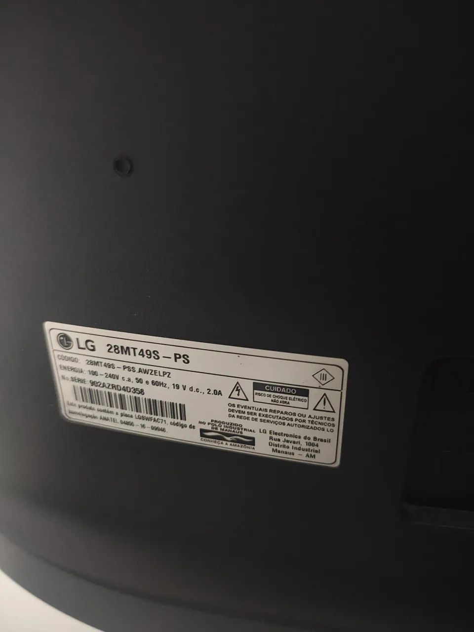 TV/Monitor LG 28 Smart TV LED - Modelo 28MT49S-PS - Foto 4
