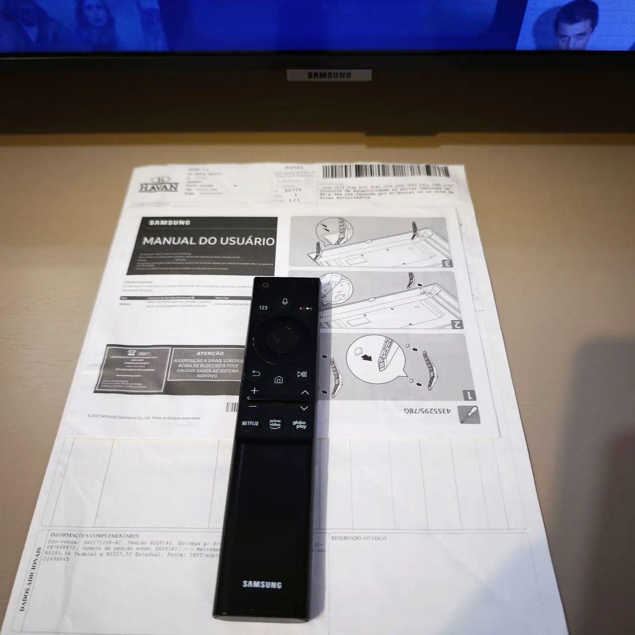TV 4k Smart 50 Polegadas Samsung Ultima Geração NA Caixa com Nota fiscal  - Foto 2