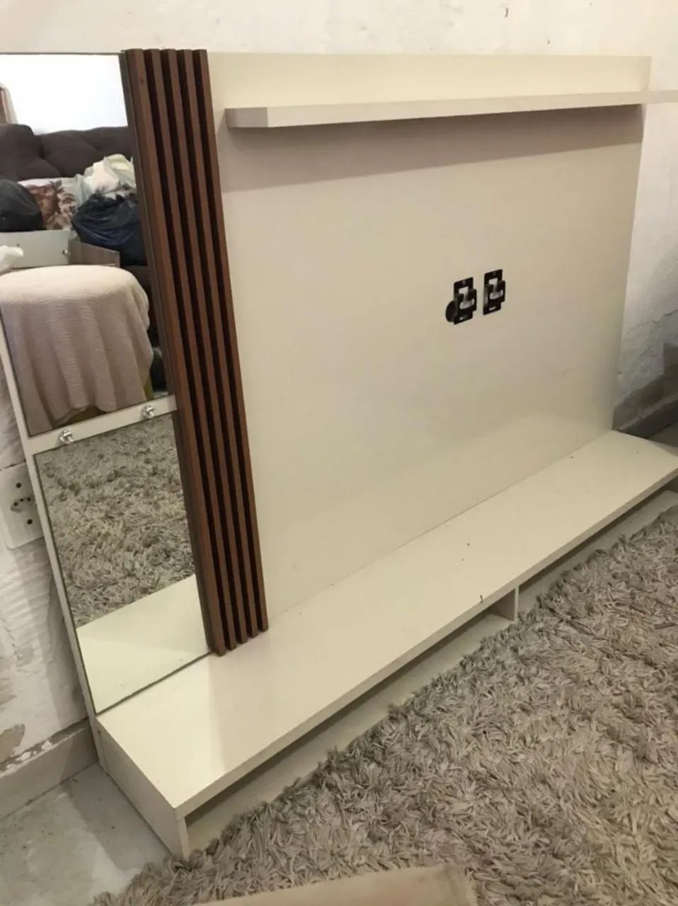 Painel de TV Parede MDF Claro  - Foto 2