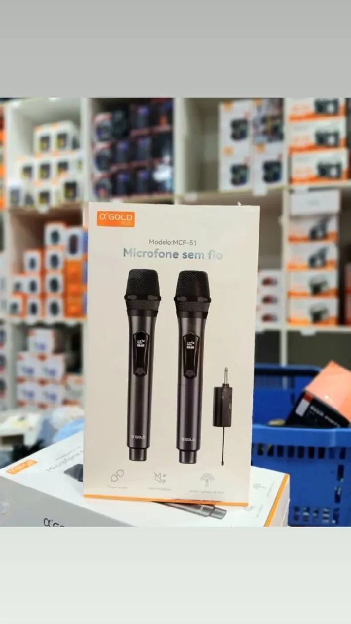 Kit microfone sem fio
