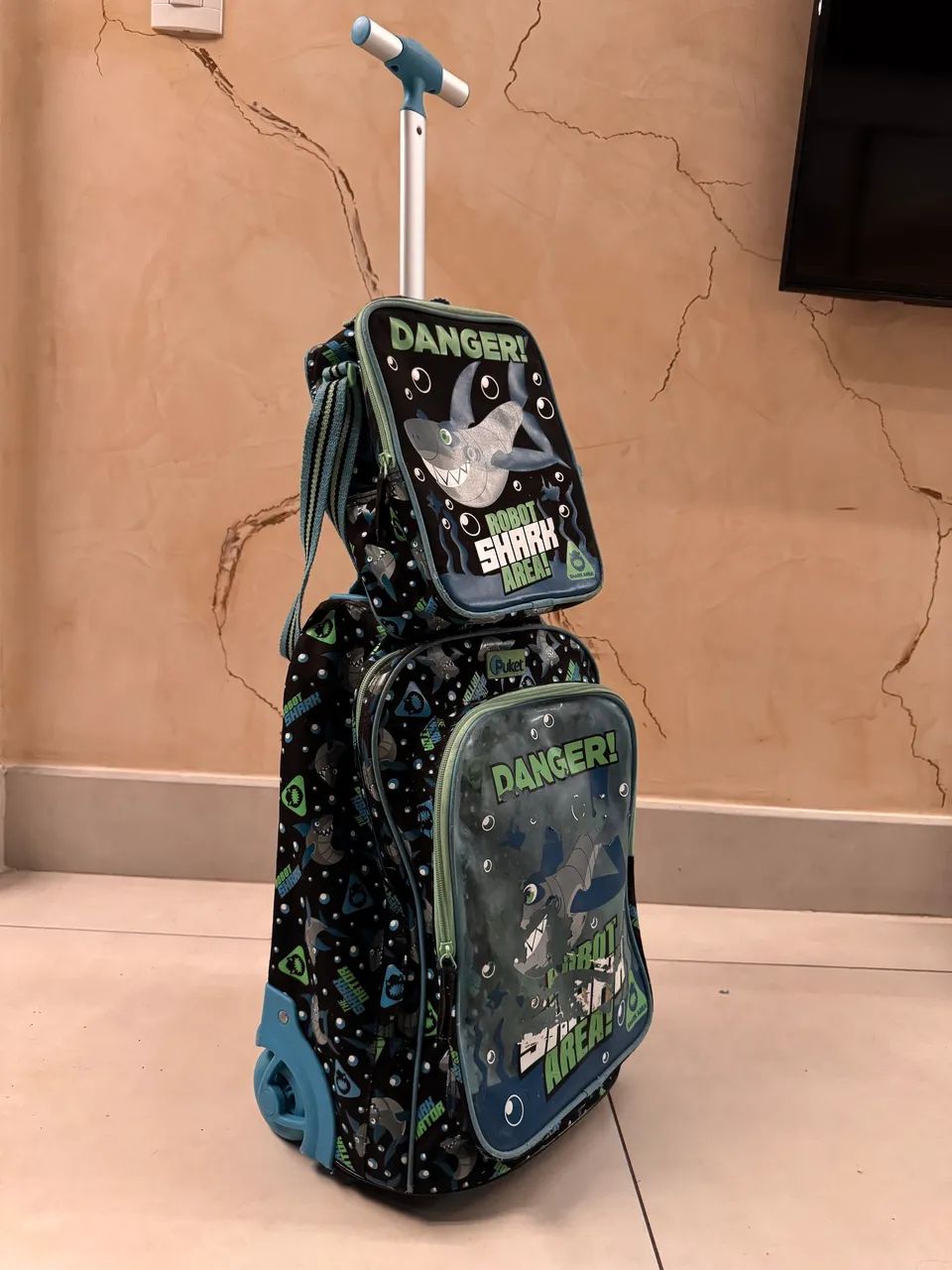 Mochila com rodinhas escolar  - Foto 4