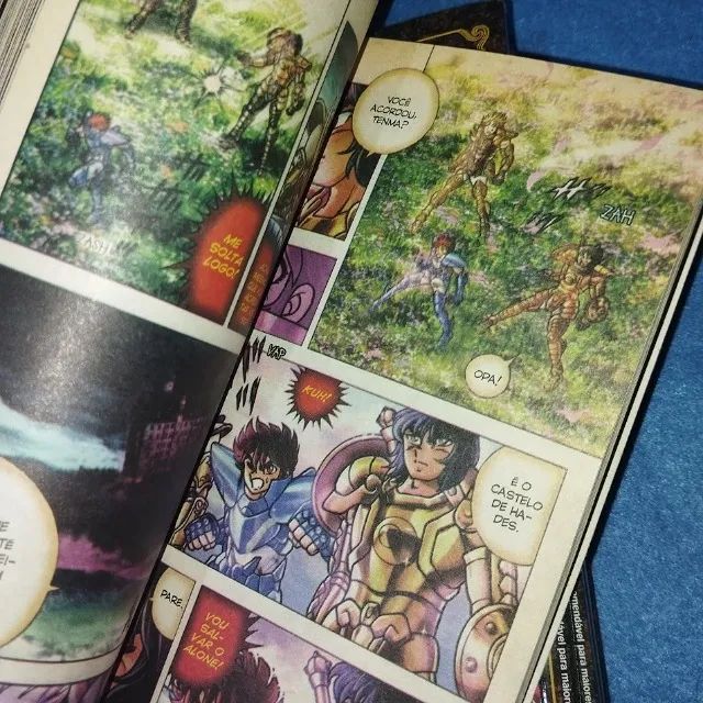 Cavaleiros do Zodíaco Next Dimension volumes 1 ao 5 - Mangá
