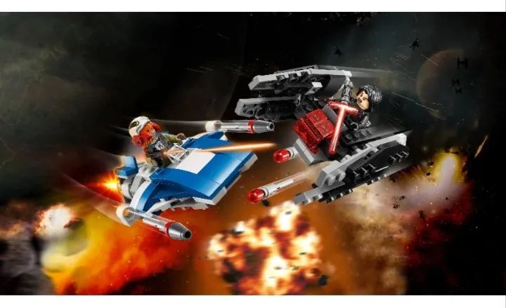Lego Star Wars A Wing Vs Tie Silencer Microfighters 75196 - Foto 4