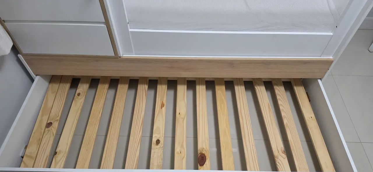 Berço Multifuncional 7 em 1 Evolutivo com Cômoda e Cama auxiliar  - Foto 4