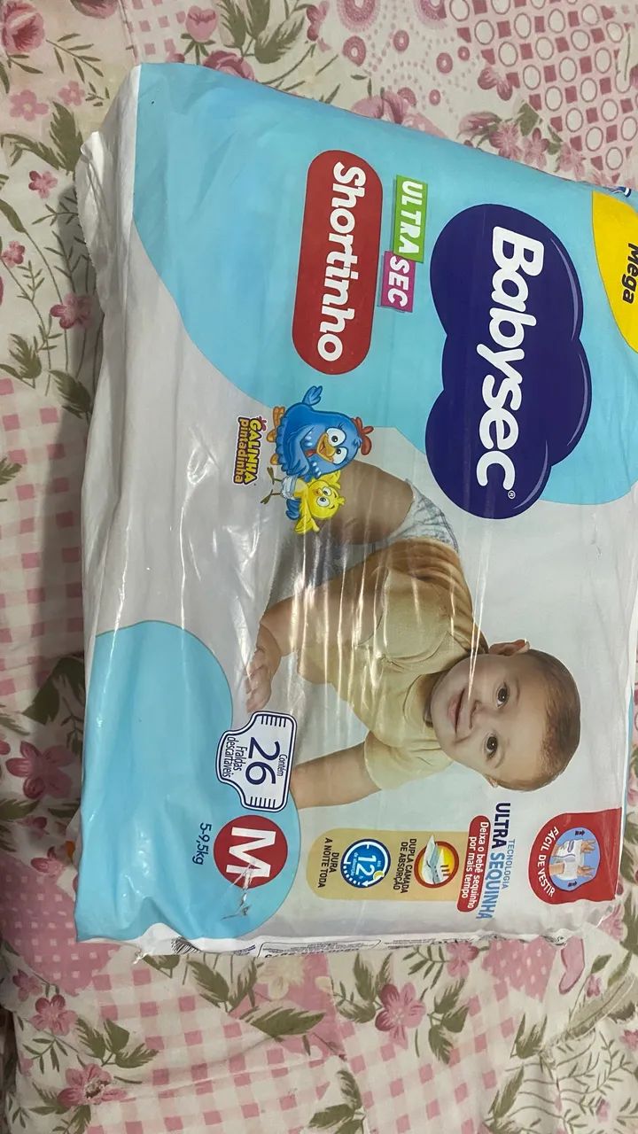 Fraldas descartáveis M