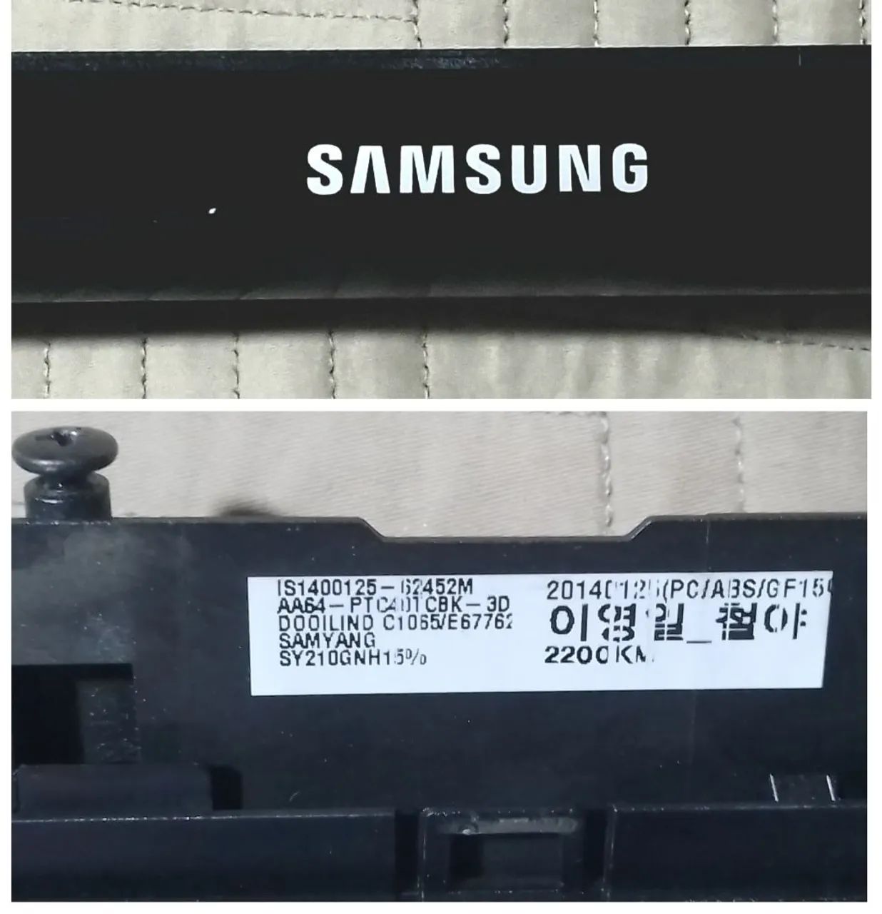 Aro Moldura frame frontal + suporte da tela ORIGINAL TV SAMSUNG 40" UN40FH5205G ERZIRIO - Foto 6