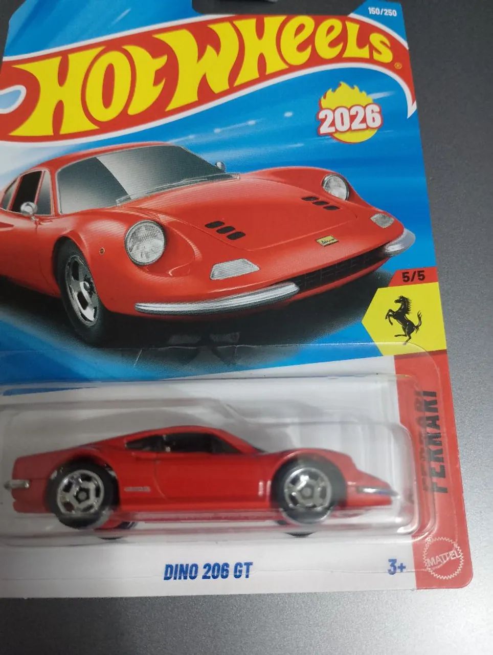 Miniatura HOT WHEELS FERRARI DINO - Escala 1:64