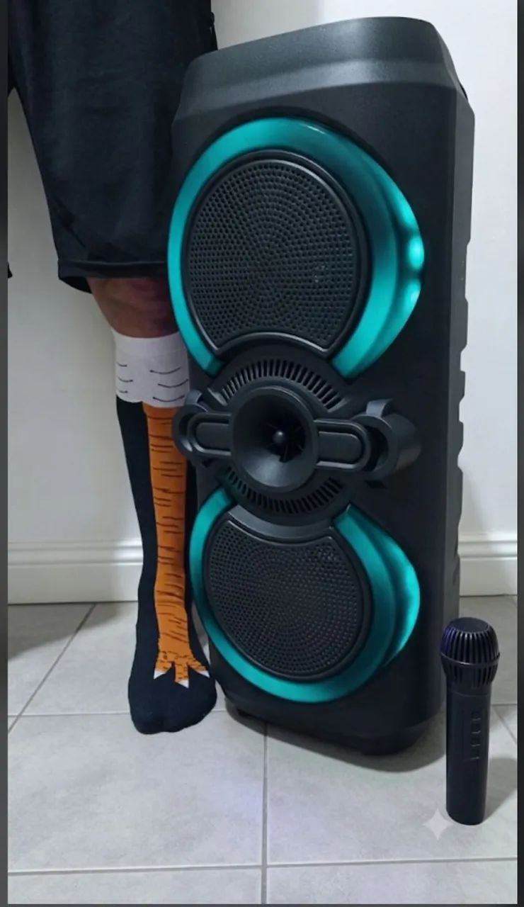 Caixa de som Bluetooth com rádio FM  - Foto 3