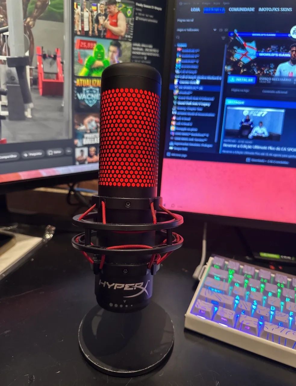Microfone HyperX Quadcast 
