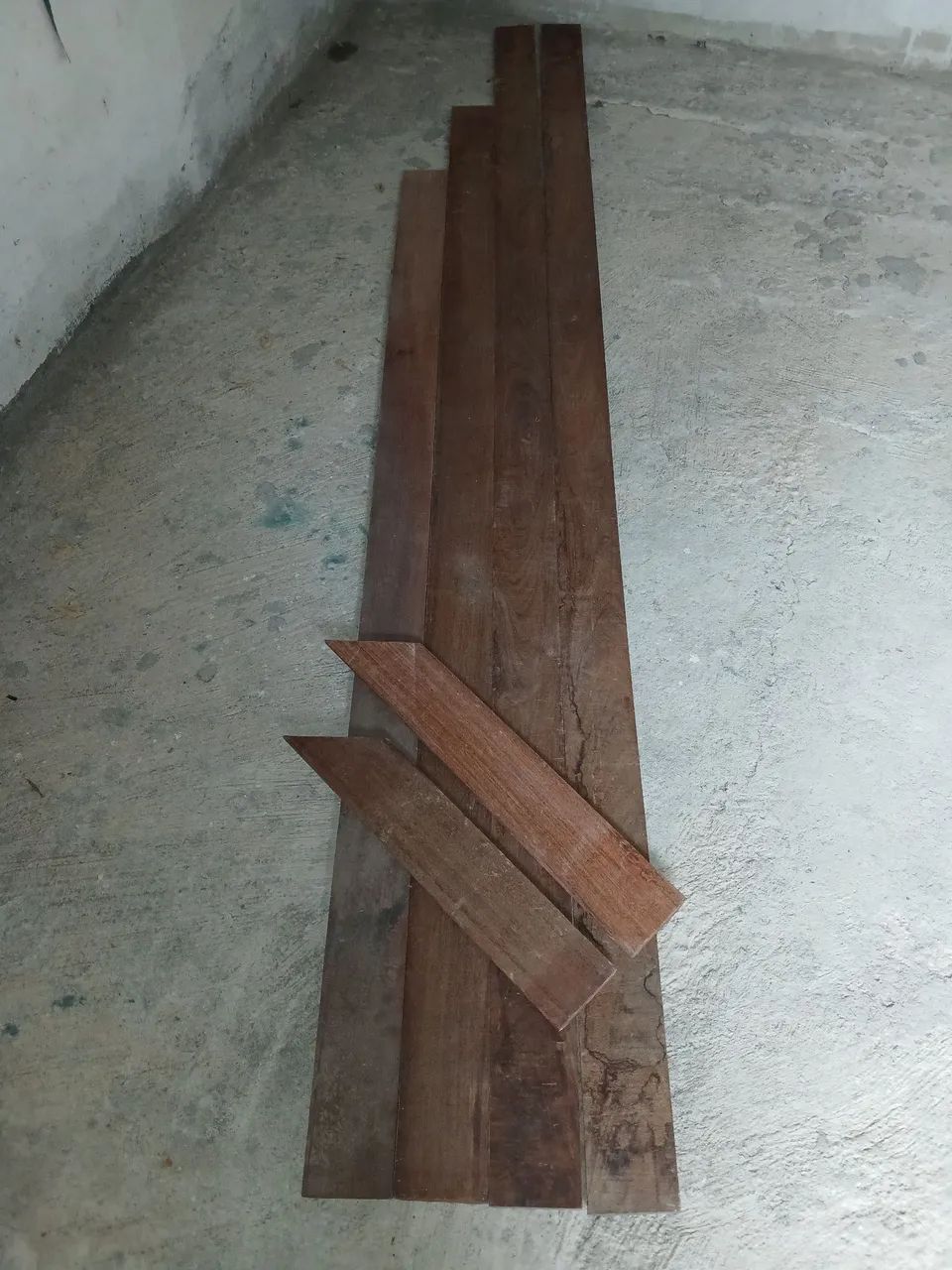Conjunto de Alisares 06 peças  De Ipê Maciço Escuro  - Foto 2