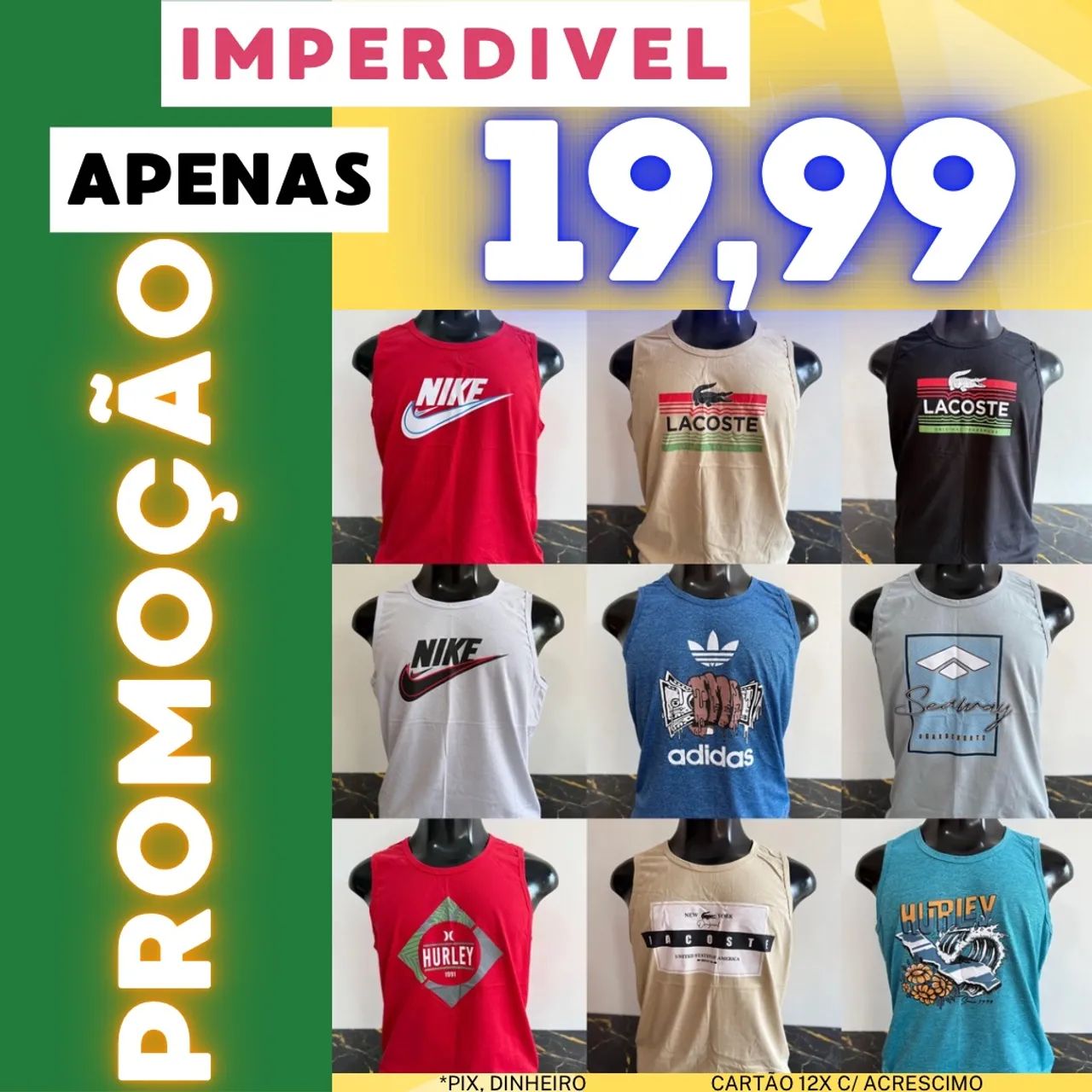 Camiseta regata 