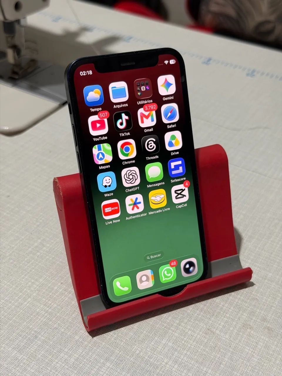 Iphone 12 mini 128 GB usado Preto.