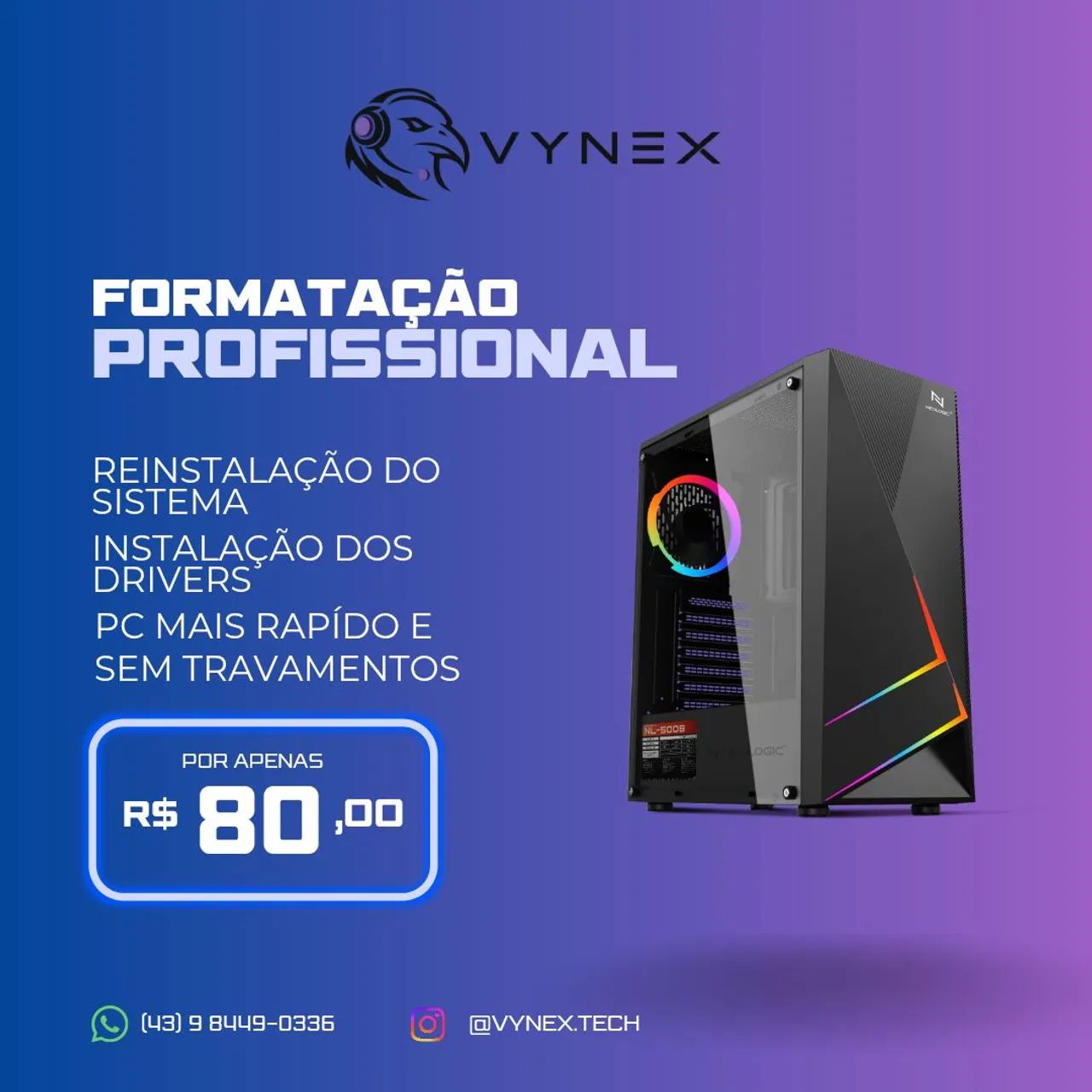 Formatação de PC e notebook em Londrina - Rápido, seguro e acessível