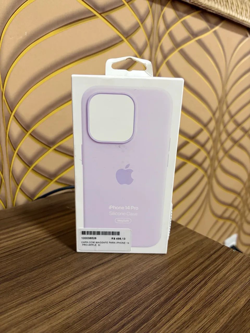 Capa silicone iPhone 14 Pro original Apple lacrada 