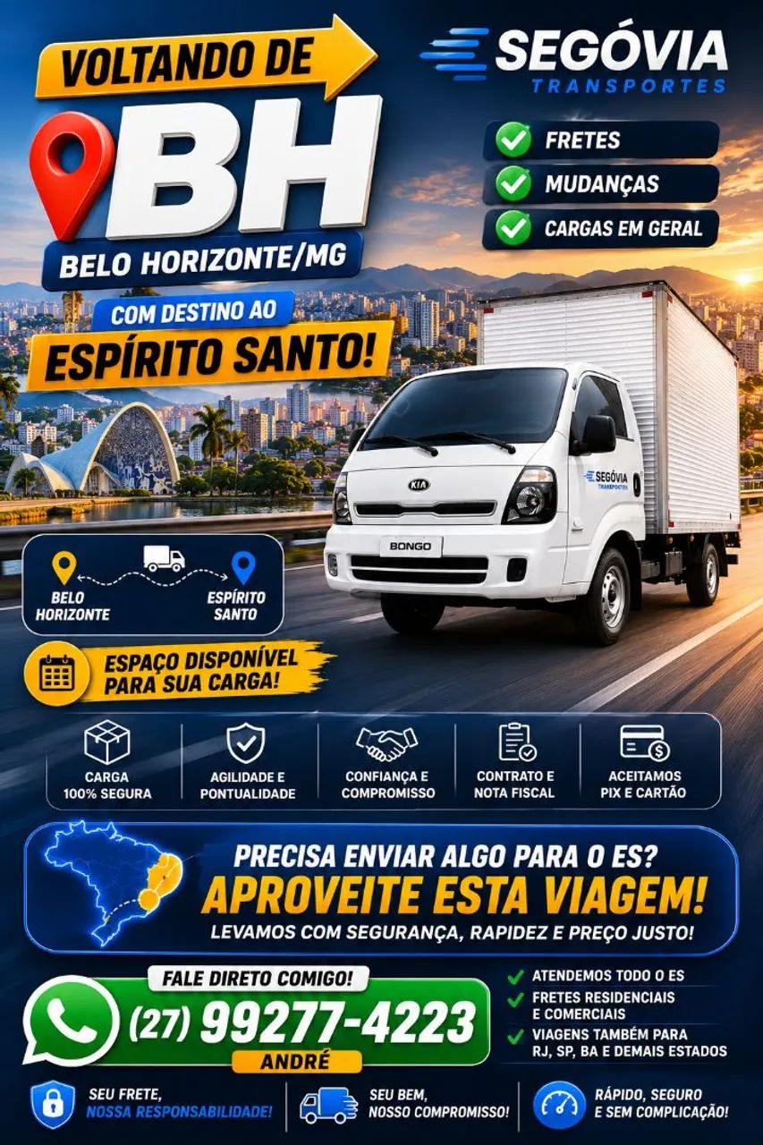 Caminhão Voltando de BH x Vitória ES 