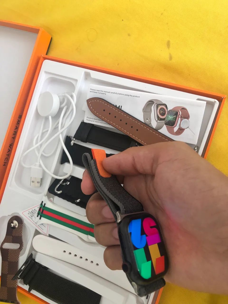 Relógio APPLEWATCH/ SMARTWATCH inteligente para iPhone /Android  - Foto 5