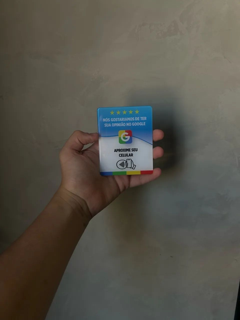 Plaquinha Google Avaliação NFC  - Foto 2