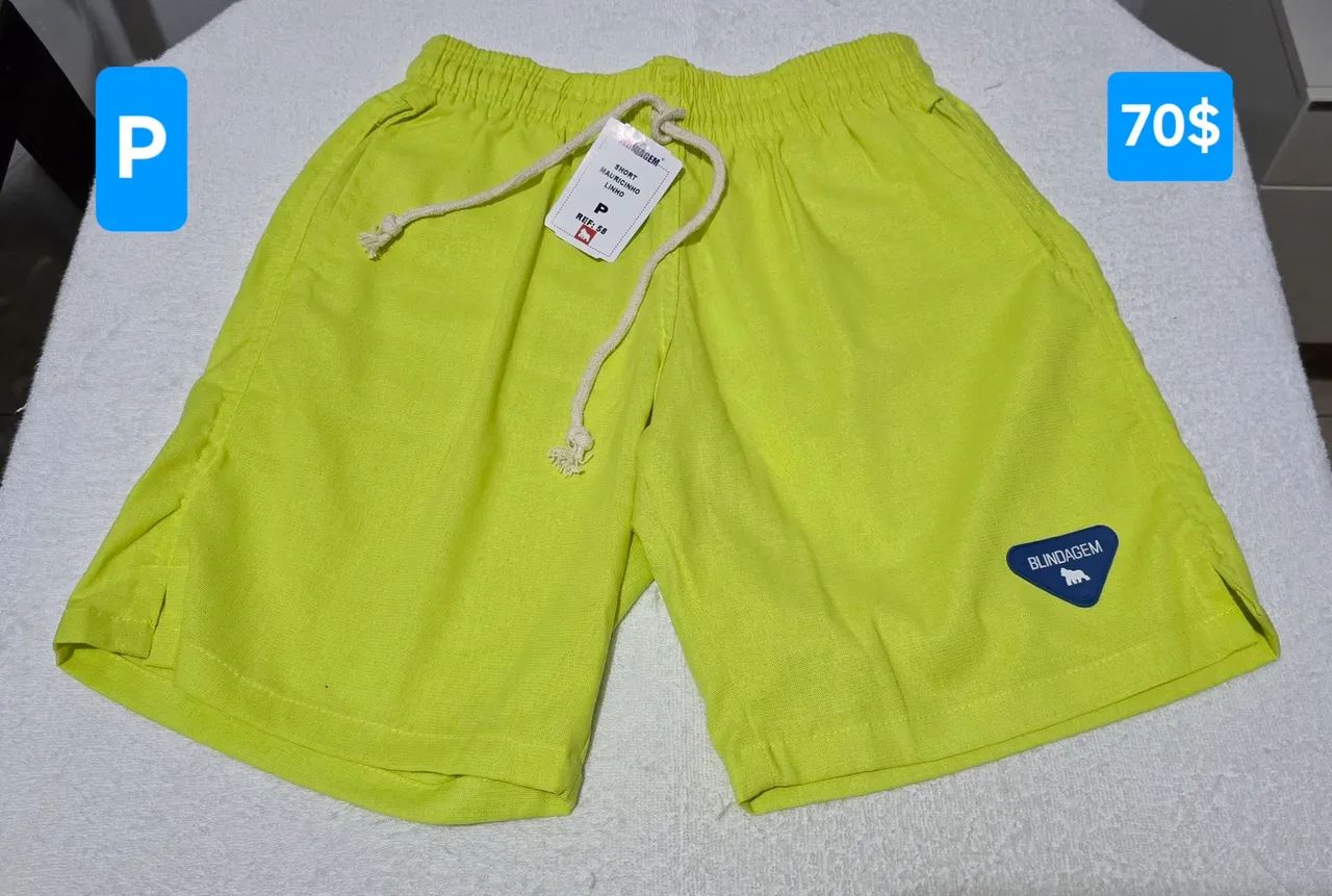 Short linho da Blindagem P, M e G - Foto 3