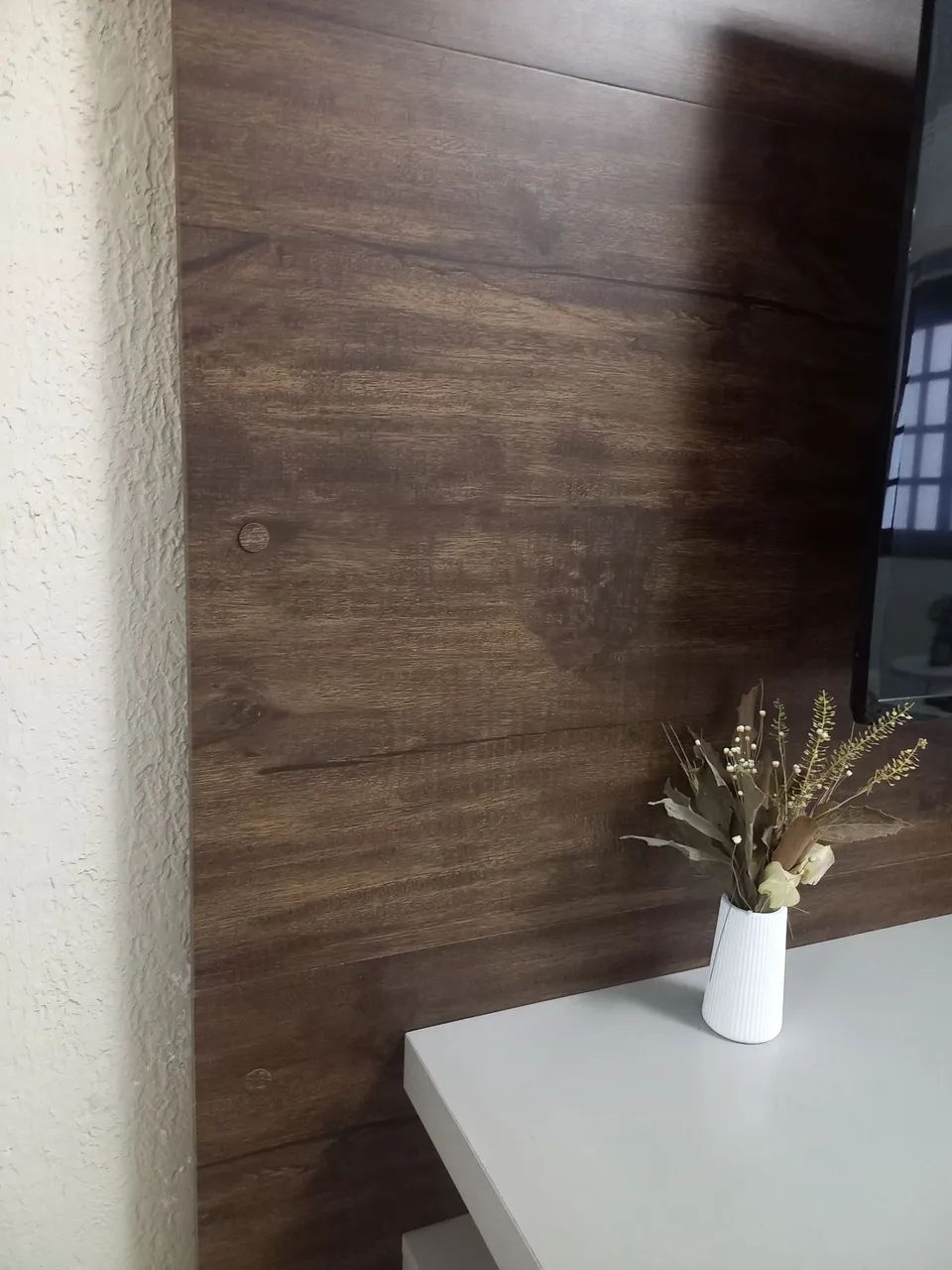 Painel para TV até 65 Polegadas 2 gavetas espelhadas e prateleiras robustas e Led - Foto 4