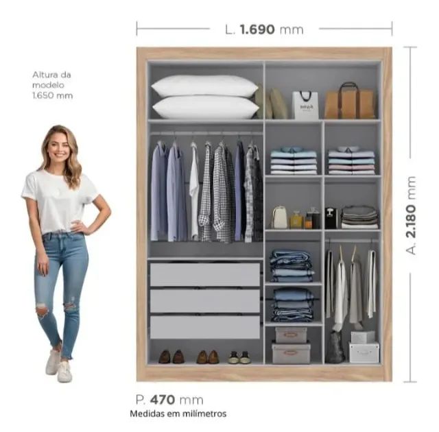 Guarda-Roupa Casal - Foto 4