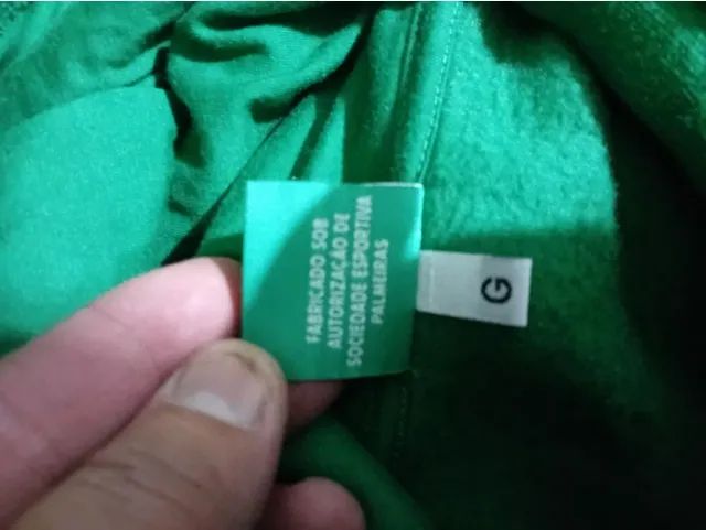 Moletom Verde com Capuz Palmeiras Original - Foto 5