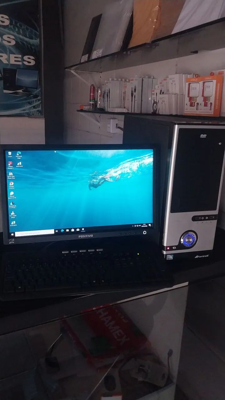Lindo computador corei3 completo super novo 