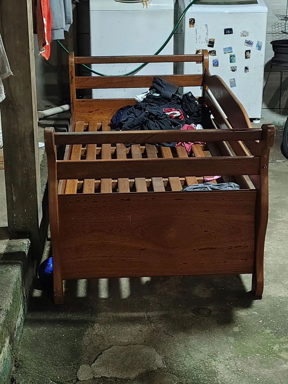 Cama de madeira maciça nova  - Foto 2