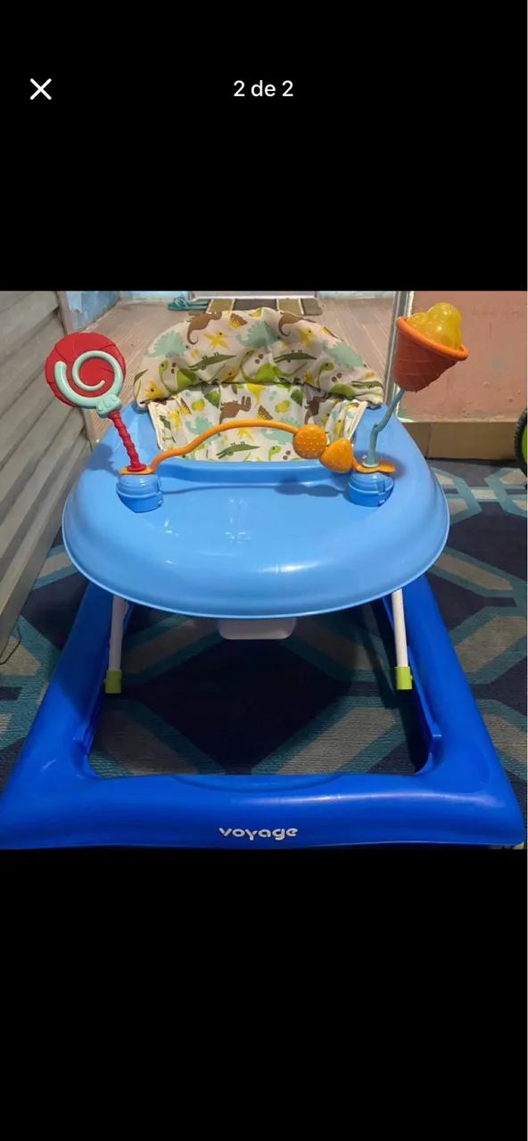 Carinho de bebê e andadeira  - Foto 2