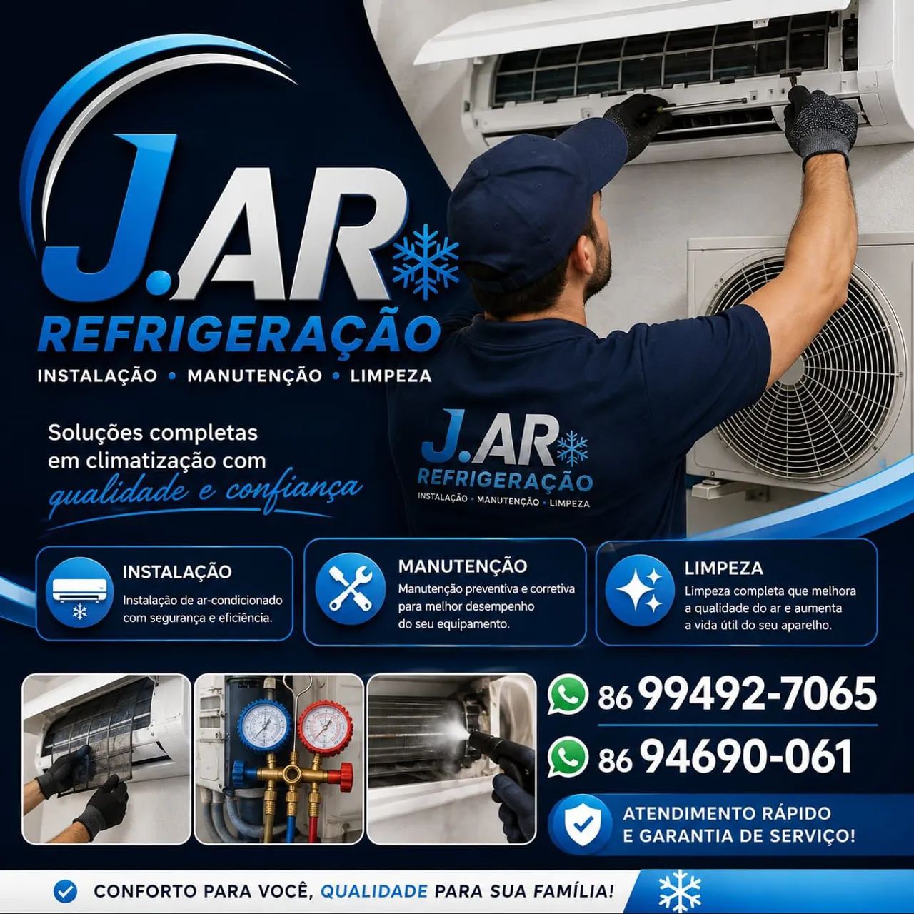 INSTALAÇÃO DE AR CONDICIONADO 