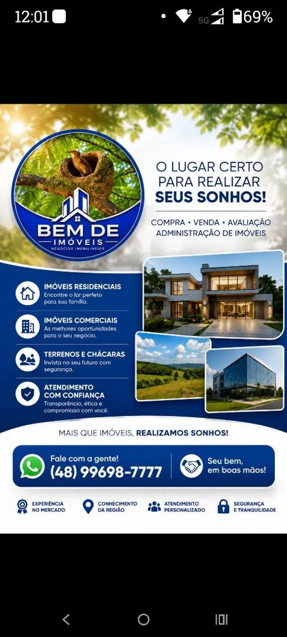 AREA NA AV.DO NOVA PALHOÇA excepcional localização  - Foto 2