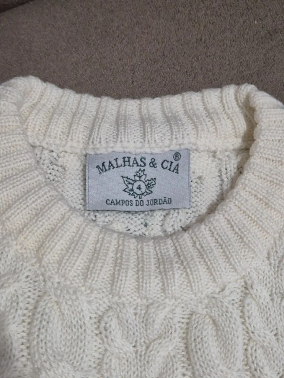 suéter infantil malhas & cia tricolor - Foto 5