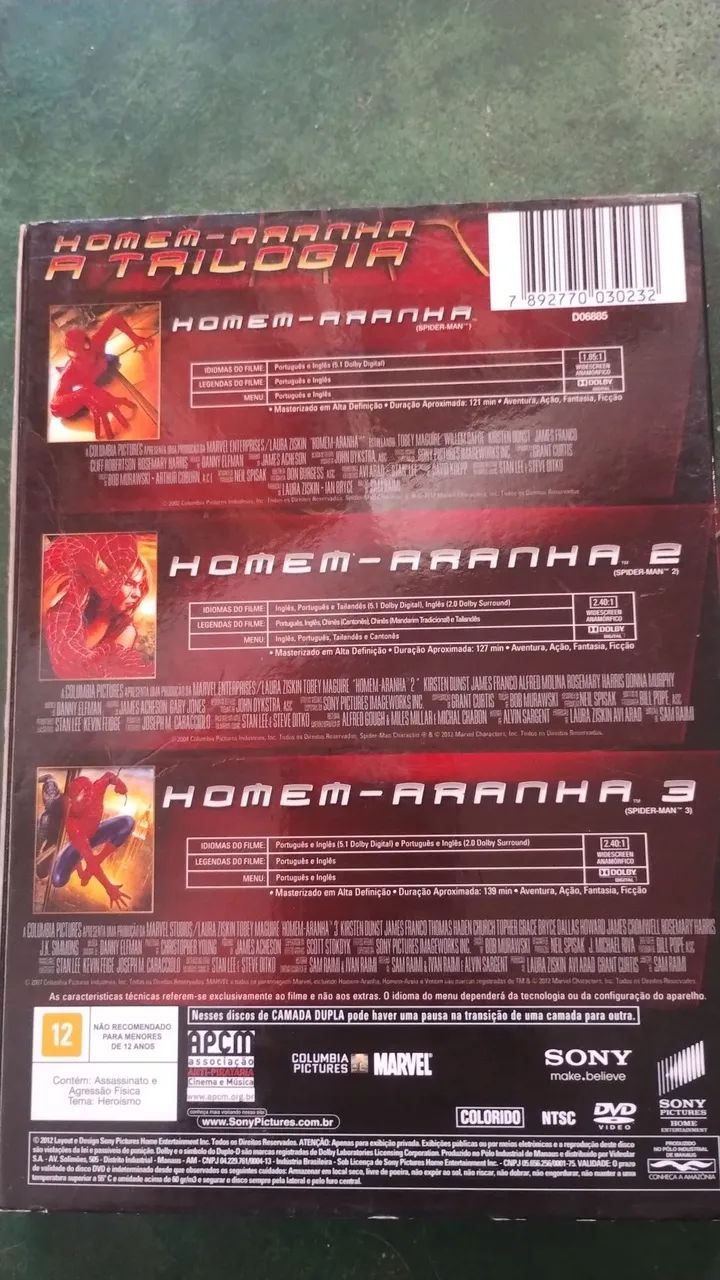 DVDs Homem Aranha  - Foto 2