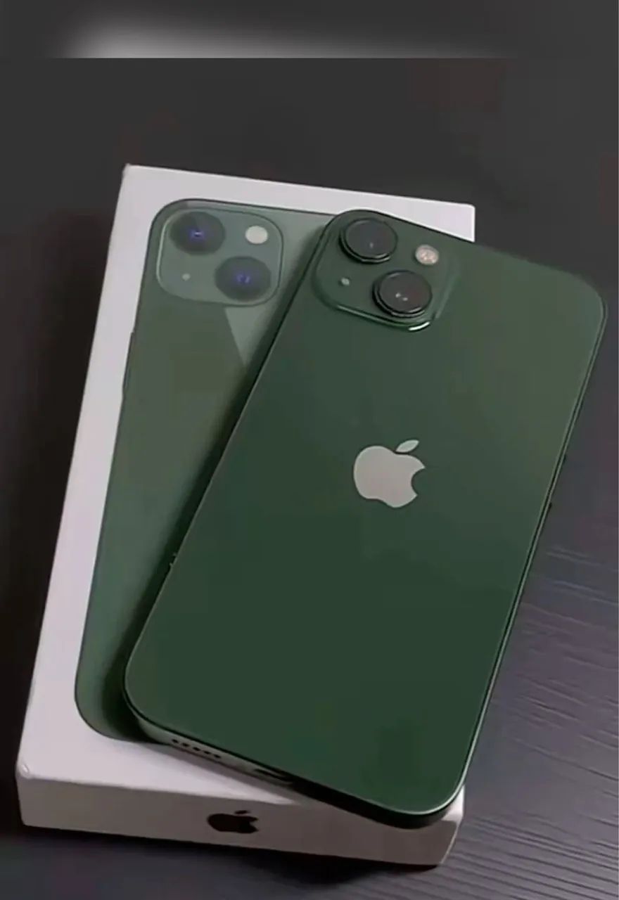 IPHONE 13 mini 128gb 100% com caixa Face ID cor verde - Celulares