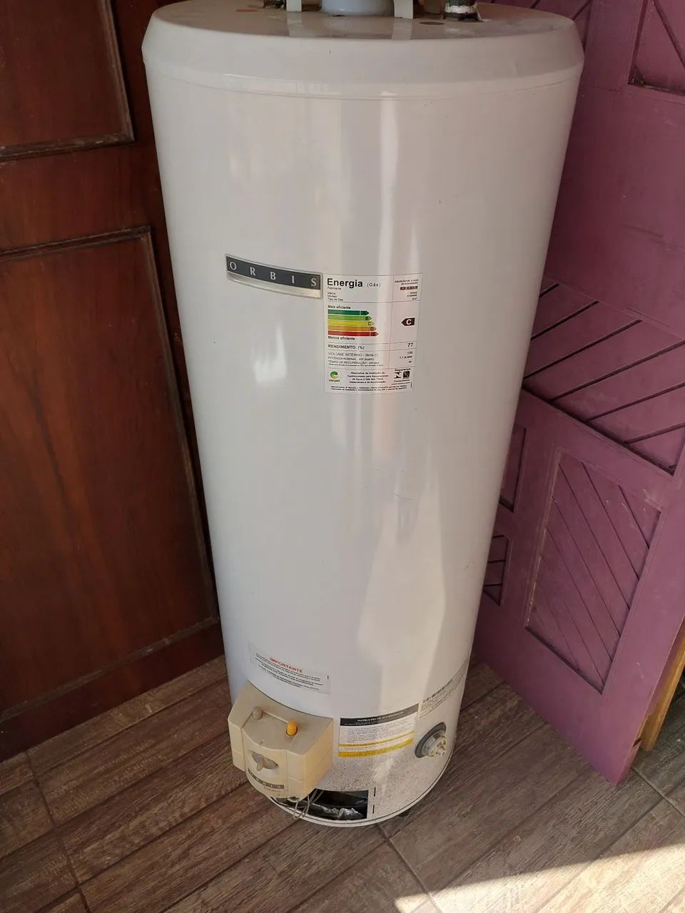 Aquecedor a gás 130 litros 