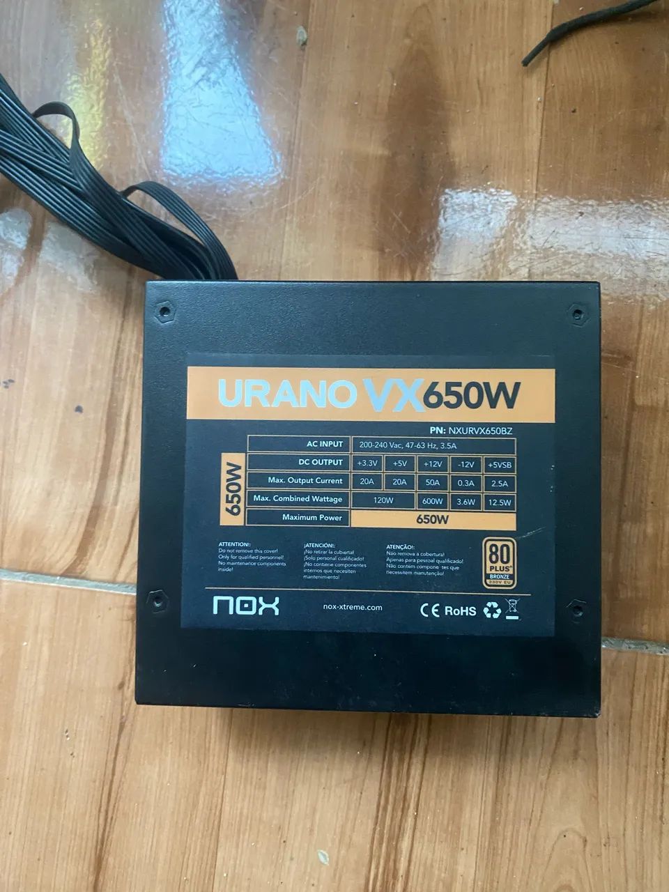 Fonte Nox Urano 650w 220v - Foto 3