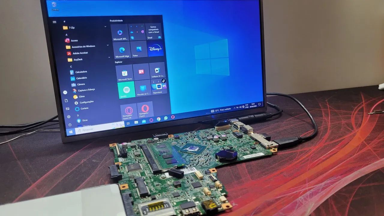 Placa mãe notebook positivo master N30I 71R-H14BT4-T830