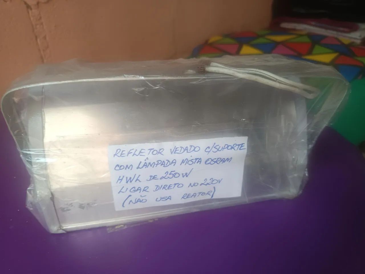 Refletor com lâmpada 250w - Foto 3