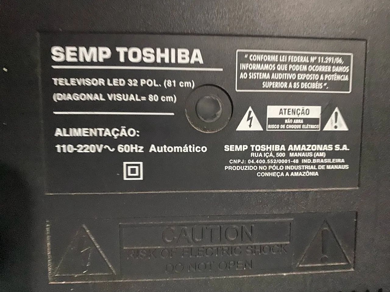 Tv semp Toshiba 32 polegadas  - Foto 2