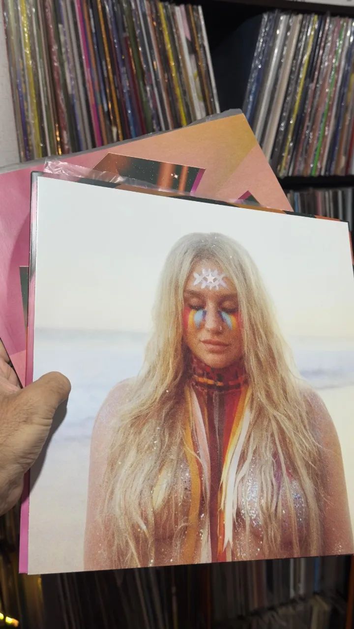 LP Vinil Kesha Rainbow (usado) - Foto 4