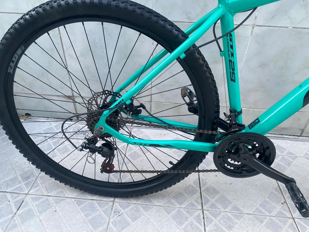 Bicicleta aro 29 com 21macha quadro 19 - Foto 5