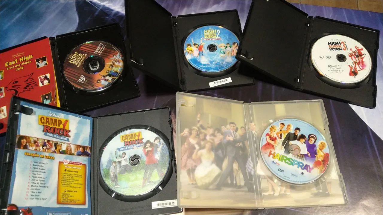 Dvds High scholl 1 2 3 + Camp Rock + Hairspray - Foto 3