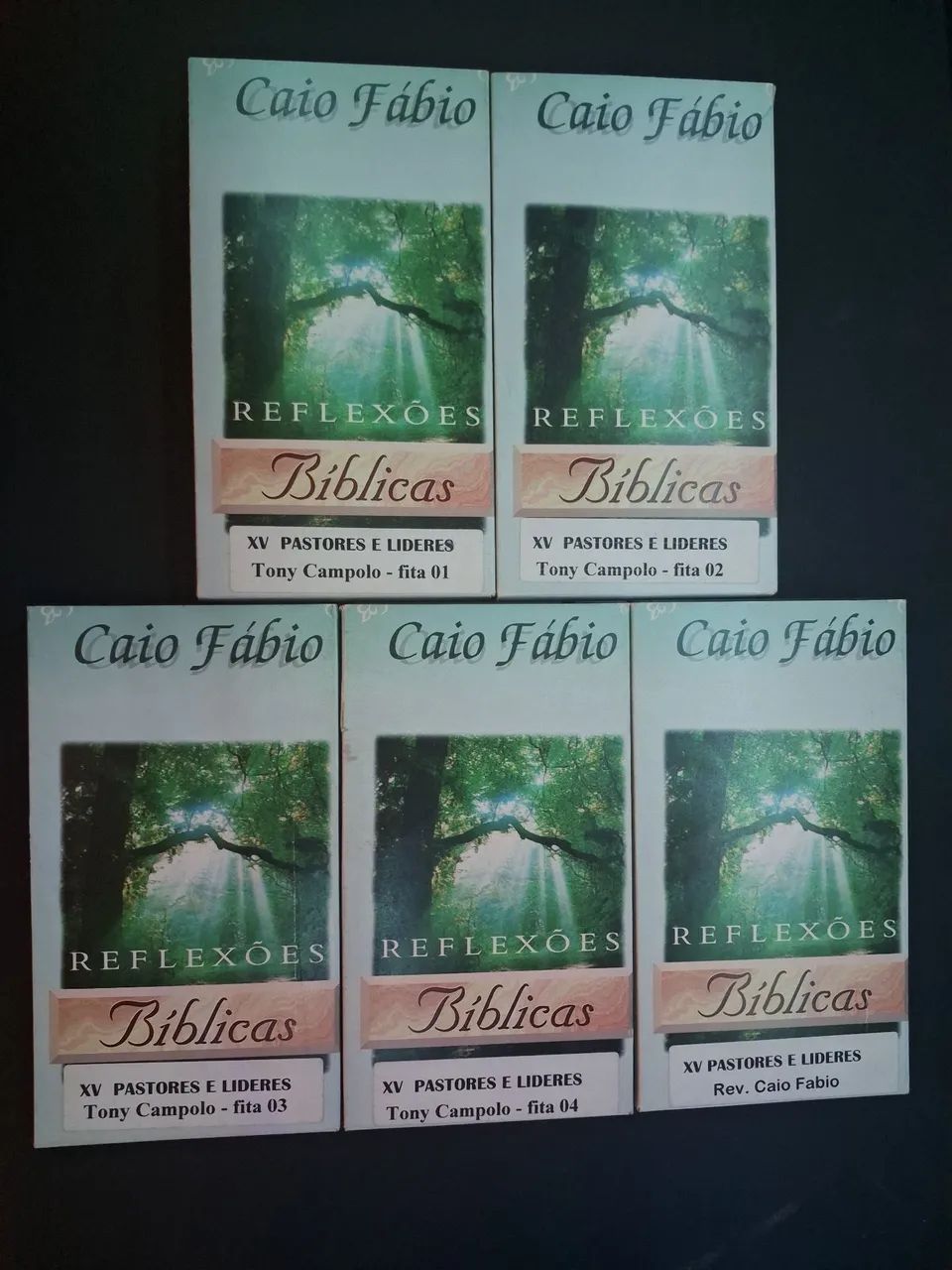 Fitas VHS Reflexões Bíblicas - Caio Fábio